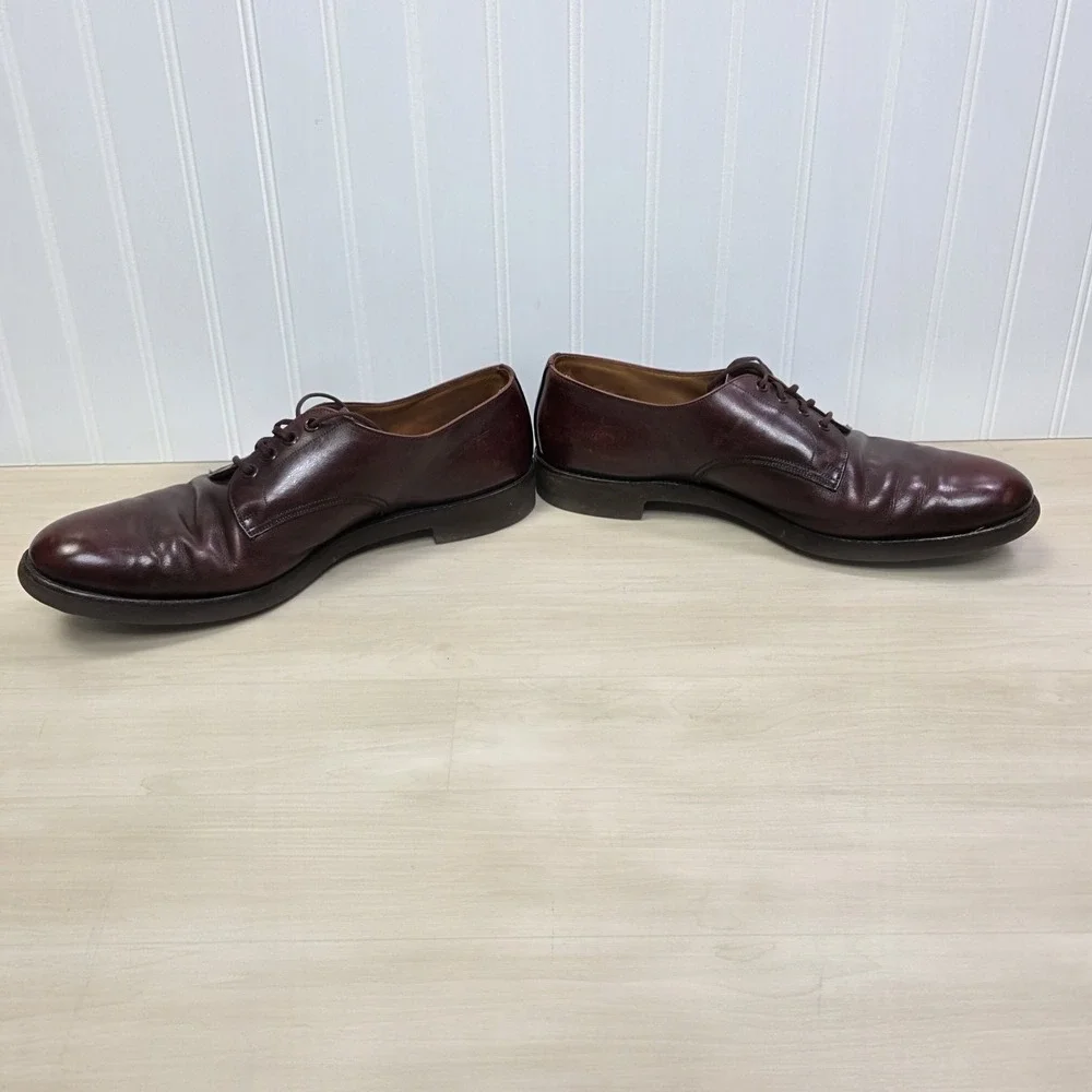 Brooks Brothers English Men's Brown Leather Derby Shoes Lace Up Size 11‎ US